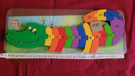 Desková hra a dřevené puzzle, 