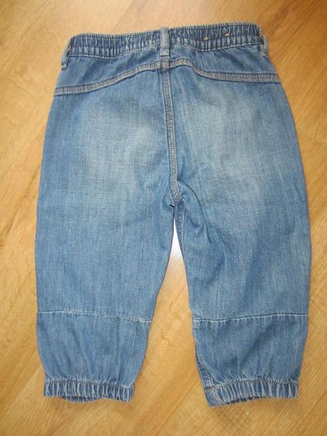 Riflové, džínové 3/4, h&m,122