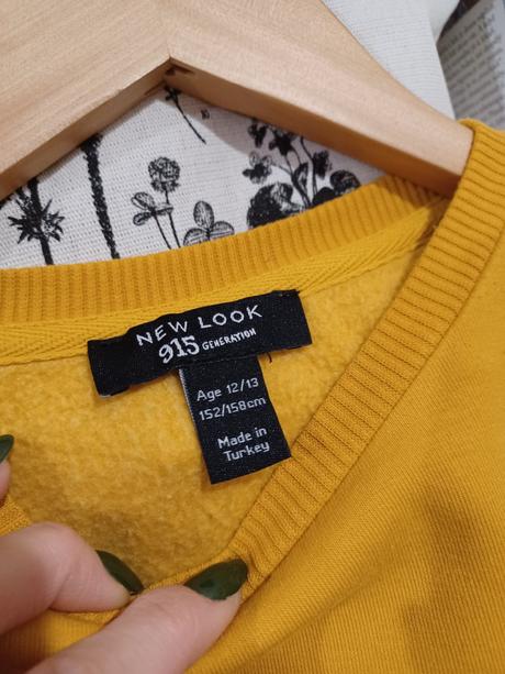 Crop mikina s nápisy, new look,152