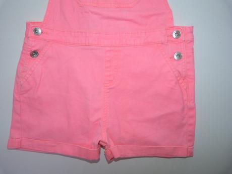 Neonové laclíkové šortky vel. 158, denim co,158