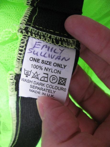 Krásná neonová tylová sukně, 140