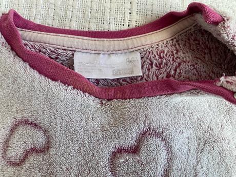 Teplá mikina vel. 86, srdíčka, ergee,86