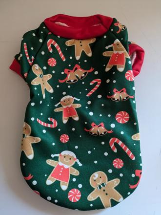 Vánoční mikina pro pejsky i kočičky vel. m, 