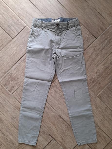 Slabé plátěné kalhoty zn. hm, vel. 134, h&m,134