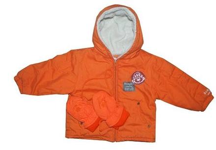 Podzimní/zimní bunda + rukavičky vel. 80, 80