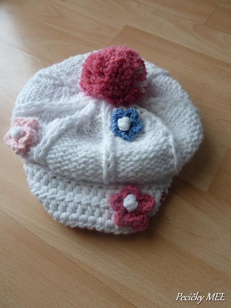 Čepice & čepička handmade vel. 122/134, 122