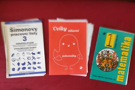 Pracovní sešity,úkoly,knížky pro předškoláky, 