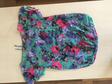 Květovaná halenka, vel xs/s, amisu, amisu,xs