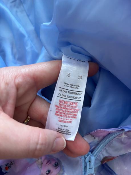 Kombinéza  jaro/podzim - v.3/4 roky zn. frozen, 104