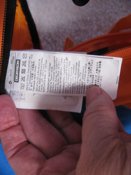 Dětský batoh oranžovo modrý,