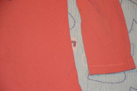 Bavlněné triko dl. rukáv s mašlí, pumpkin patch,134