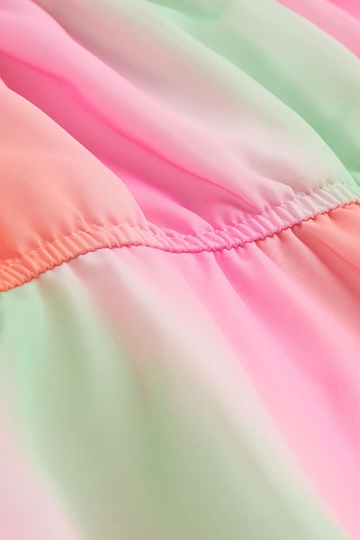 Dívčí šifonové šaty h&m ombre vel. 128, h&m,128