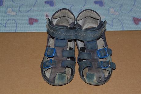 Celokožené zdravotní sandálky essi, plná špička, essi,27