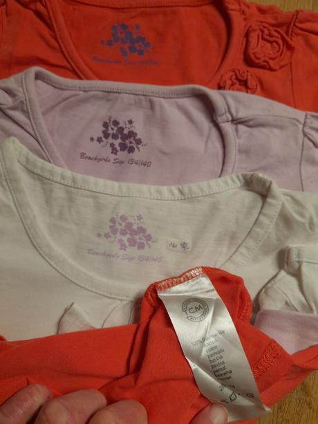 Růžové tričko tcm, vel 134/140, tcm,134