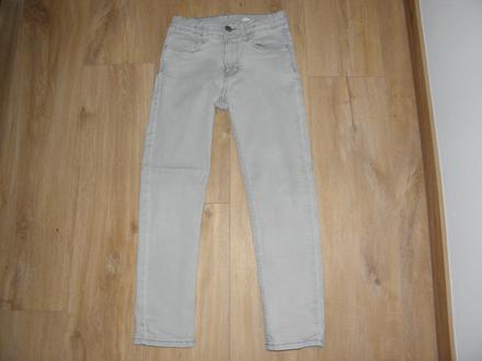 Šedé chlapecké rifle zn. h&m vel.140, h&m,140