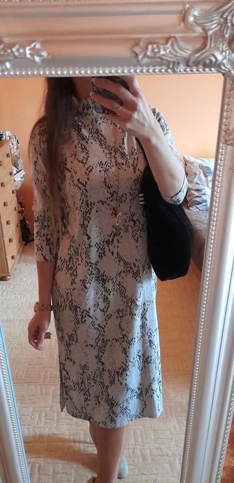 Elegantní úpletové midi šaty s rozparky, marks & spencer,xl