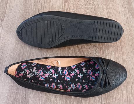 Dívčí/dámské černé baleríny esmara, 40