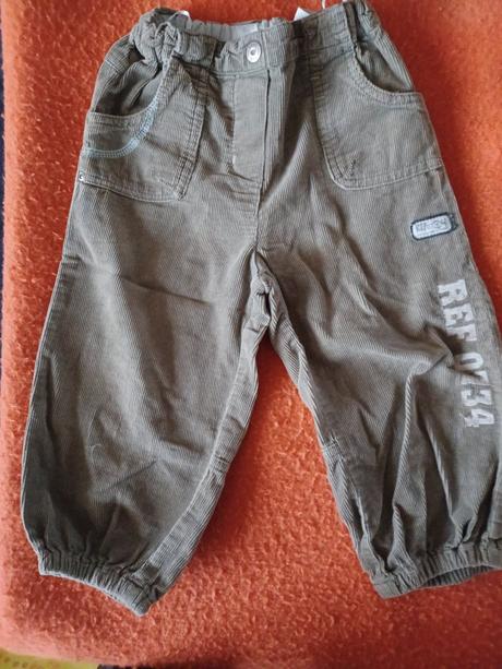 Manšestrové kalhoty 92, baby club,92
