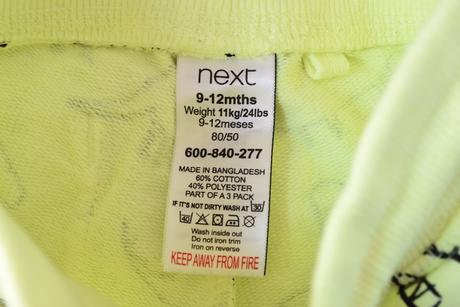 Kraťasy vel. 9 - 12 m, next,80