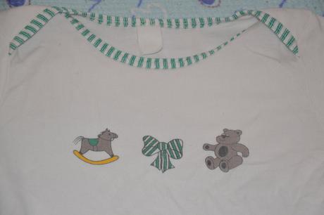 Bavlněné body krátký rukáv s obrázky, 104