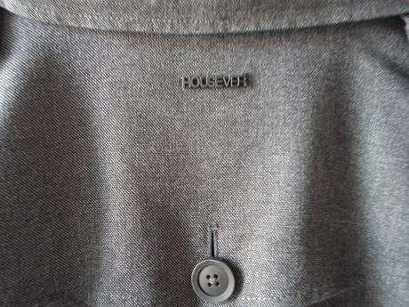 Šedý pánský kabát bunda, house,s