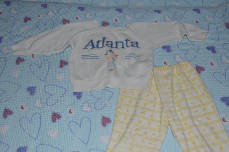 Teplé pyžamko, domácí komplet 86/92, 92