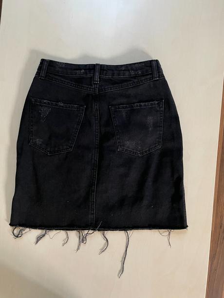 Džínová sukně s ozdobami, vel xxs/xs, river island, river island,xs