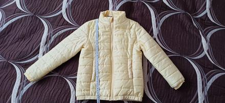 Prošívaná bunda žlutá, 140