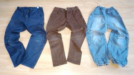 Balík mix věcí na kluka od vel.110-128, 104–116