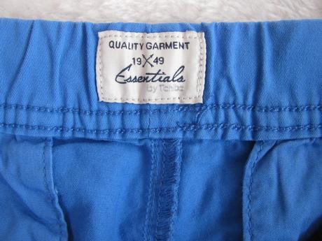 Bavlněné elastické modré kraťasy, tcm,m