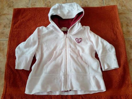 Mikyna na zip s kapucí, h&m,68