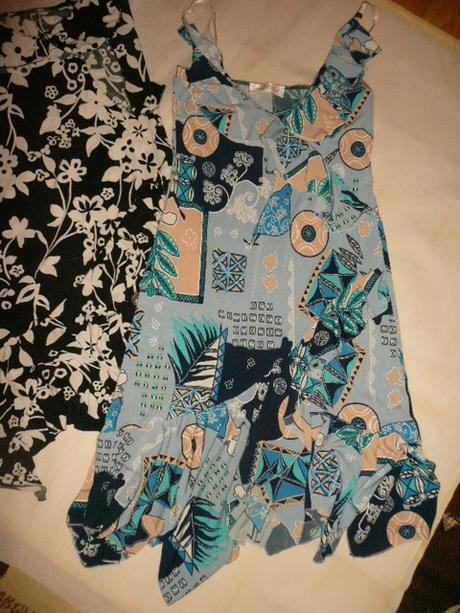 Letní šaty uni velikost květy s-l 3x, m