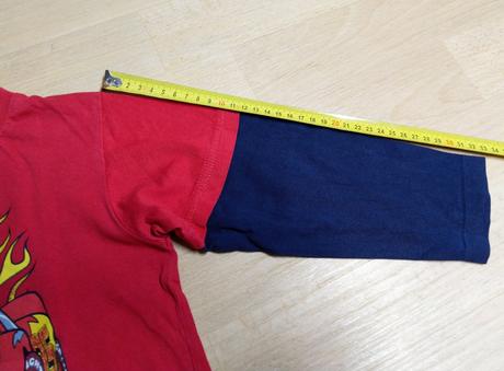 Tričko s dl. červené cars, 104