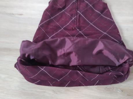 Fialová teplé šaty, h&m,128