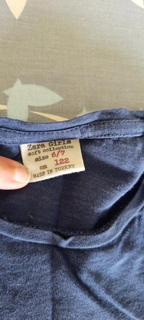 Dívčí tričko značky zara girls, vel.6/7let (122)., zara,122