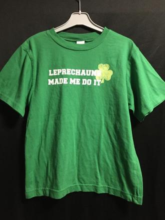 Vel. 128 zelené triko trojlístek, 128