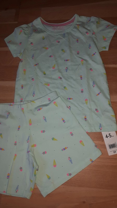 Letní pyžamo s nanuky 110 mothercare, mothercare,110