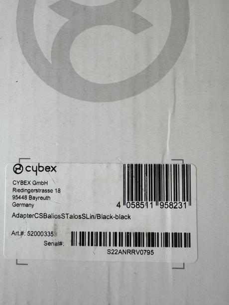 Originální adaptéry cybex balios s / talos s, cybex,cybex balios s