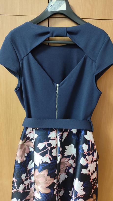 Společenské šaty luxe by dorothy perkins tm. modré, dorothy perkins,40