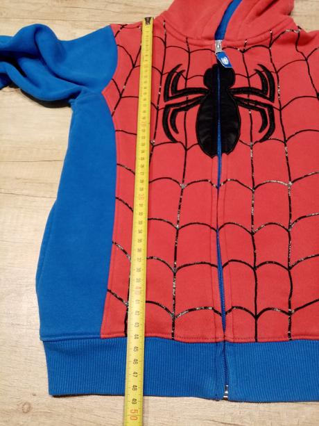 Tepláková mikina spiderman vel. 122/128, marvel,122