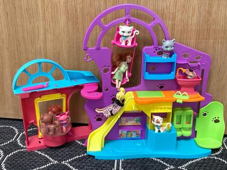 Polly pocket - panenky, domeček a zvířatká, 