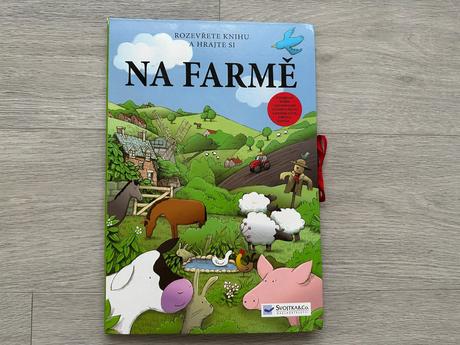Kniha na farmě, 3d, interaktivní knížka,