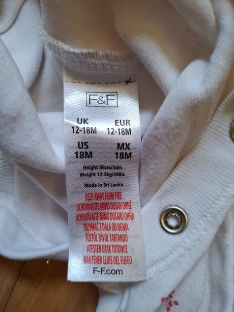 2x overal na spaní / pyžamo vel 86, f&f,86