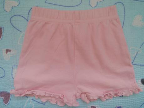 Růžové letní šortky, kraťásky, kraťasy, zn. m a co, 98