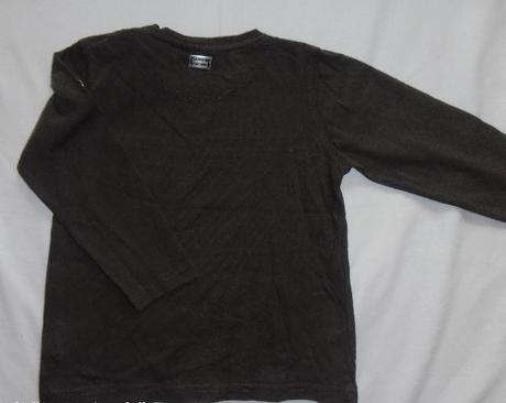 P197. hnědé tričko dívčí, 86