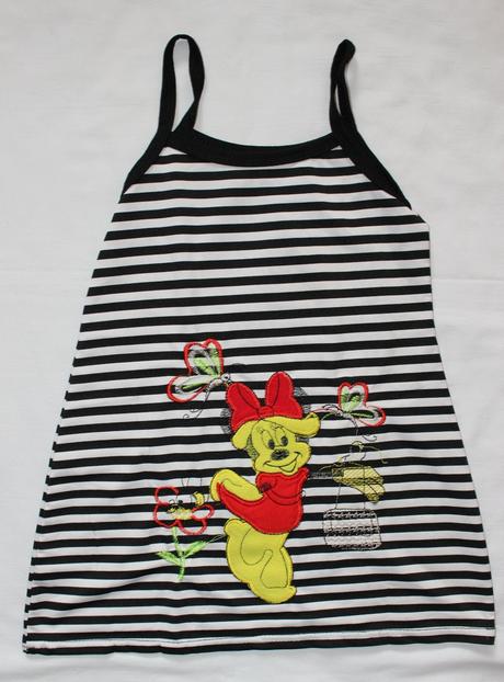 W484. ľetní šaty s minnie, 80