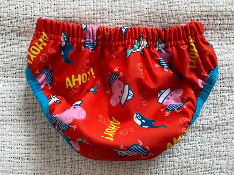 Plenkové plavky s pepinou - s/6-12 měs, 4 kg - 9 kg