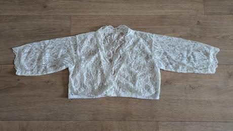 Ch41 krajkový crop top vel. 40/42, l