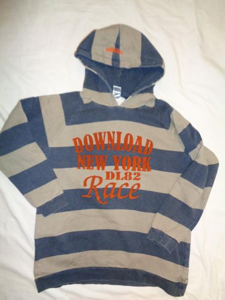 Super pruhovaná mikina 146/152, c&a,146