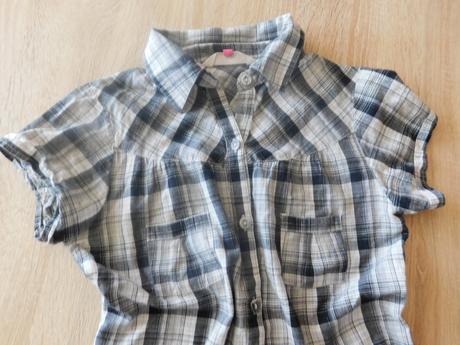 Dívčí plátěná blůzka, new look,152